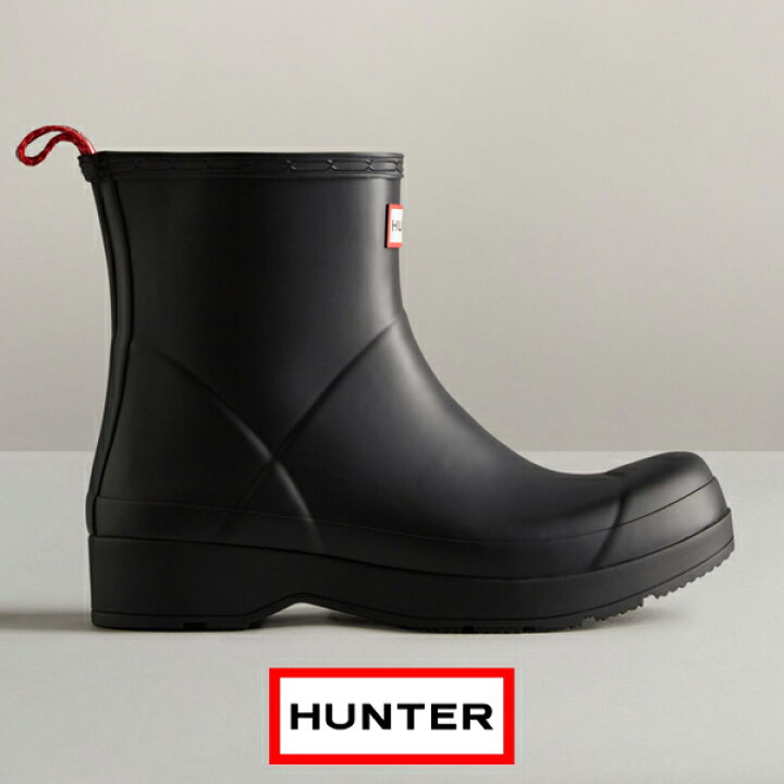 楽天市場】ハンター レインブーツ メンズ ショート ブランド HUNTER 
