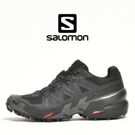 salomon speedcross 6 サロモン スピードクロス 6 L41737900 トレイルランニング トレラン トレイル シューズ トレイルランニングシューズ トレランシューズ トレッキングシューズ ブランド 靴 メンズ おしゃれ 登山 山登り ブラック 黒 2024 春 春夏 夏