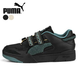 プーマ スリップストリーム スニーカー メンズ 黒 厚底 おしゃれ ブランド PUMA MARKET マーケット コラボ ローカット ローカットスニーカー ベルクロ カジュアルシューズ プーマブラック ムーンロック シューズ 靴 くつ SLIPSTREAM 2024 冬 春 春夏