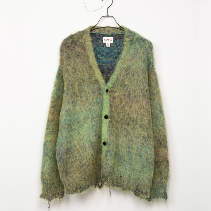 楽天市場】Kasuri Mohair Cardigan G11CD030 ブランド KAMIYA カミヤ 