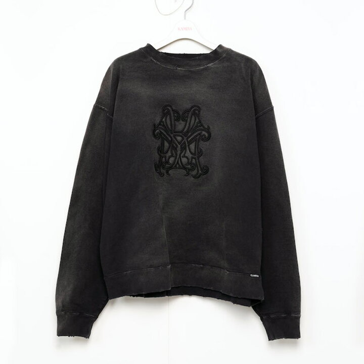 楽天市場】KAMIYA カミヤ Logo Embroidered Bleach Sweatshirt 