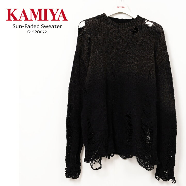 楽天市場】KAMIYA カミヤ Sun-Faded Sweater G15PO072 ニットセーター 