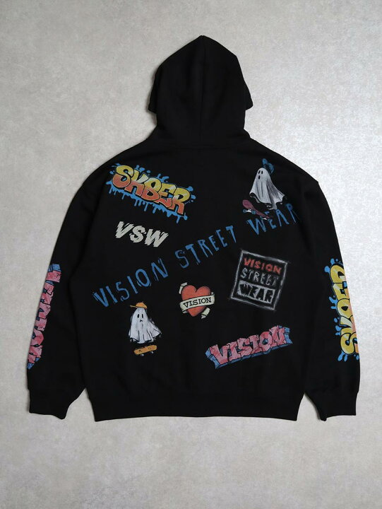 楽天市場】vision street wear パーカー メンズ レディース ゴースト 