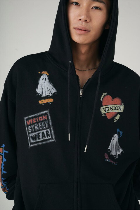 楽天市場】vision street wear パーカー メンズ レディース ゴースト 