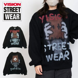 vision street wear �g���[�i�[ �����Y ���f�B�[�X guernika �Q���j�J ANONYMOUS ������� �X�E�F�b�g ���킢�� ���� �v���I�[�o�[ �v�����g ���N�� ���� �N���[�l�b�N �g�b�v�X �u���b�N �� 2026 �~ �t 