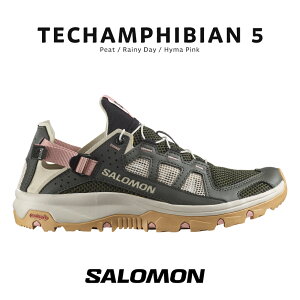 �T������ TECHAMPHIBIAN 5 salomon �e�b�N�A���t�B�r�A�� L47750800 �X�j�[�J�[ ���f�B�[�X �X�j�[�J�[�T���_�� �T���_�� �X�|�[�c�T���_�� �y�� �y�� �����Ɠ��߂� ������ ���� �ʋC�� ���� �N�C�b�N