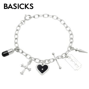 BASICKS �x�C�V�b�N�X Multiple Metal Bracelet a-AC09 �u���X���b�g �����Y ���f�B�[�X �u�����h ������� ���������� ���� ���킢�� �^�J �`�F�[�� �`���[�� �n�[�g �N���X �A�N�Z�T���[ ���j�Z�b�N