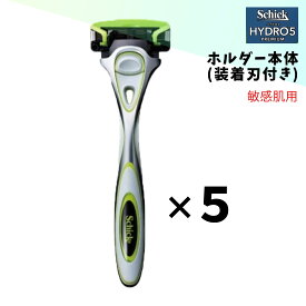 シック ハイドロ5 替刃 敏感肌用 刃付本体 5本 プレミアム 髭剃り カミソリ メンズ