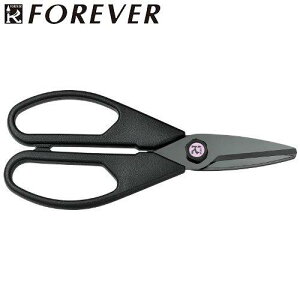 フォーエバー 軽くて錆びない セラミックケブラはさみ 日本製 難切繊維対応 Sサイズ 黒 はさみ ハサミ 錆びない 軽量