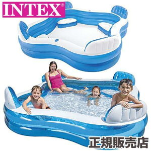 INTEX CebNX wt rj[v[ XCZ^[t@~[EWv[ 229×229×66cm 56475 ƒp v[ C C q eq  V 