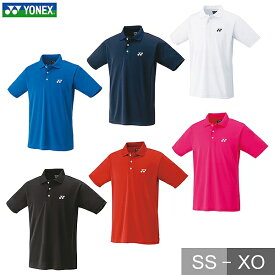 ヨネックス テニス バドミントン ユニゲームシャツ 日本バドミントン協会審査合格品 ポロシャツ フィットスタイル 半袖 テニスウェア クール UV 吸汗 速乾 日本製 10800
