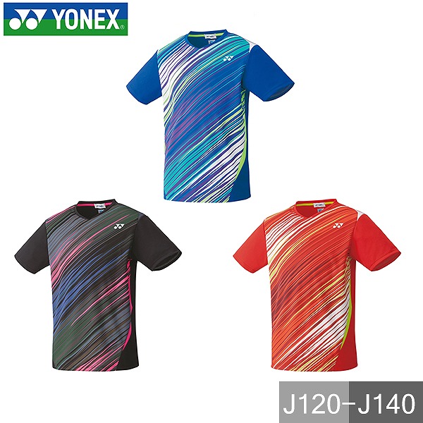 返品不可 YONEX ヨネックス ジュニア ゲームシャツ 10372J テニス 子ども 子供 出群 こども 女子 女の子 日本バドミントン協会審査合格品