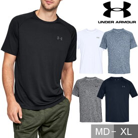 アンダーアーマー Tシャツ 半袖 大人用 UAテック2.0 ショートスリーブTシャツ 1358553 メンズ 一般 トレーニング