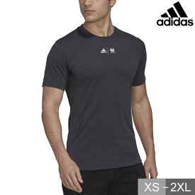 テニス アディダス プラクティスTシャツ メンズ 全米オープンモデル 半袖 丸首 テニスウェア 吸汗速乾 吸湿 メッシュ テベ・マググコラボ USオープンモデル 大きいサイズあり VS414