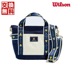 【交換往復送料無料】 ウイルソン テニス ミニトートバッグ レディース 11x22x22cm ラケットバッグ トート バッグ 手提げ スクール かわいい WR80481020 Wilson BEAR 【365日あす楽対応】
