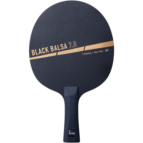卓球 新作 大人気 ラケット ラバー貼り付け無料 ブラックバルサ7.0 大人気!