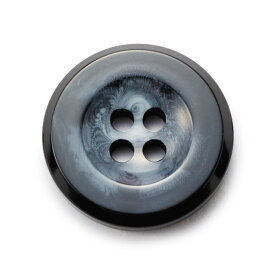 【メール便無料】高級スーツジャケット用ボタン 303イタリーボタン(COLOR.17グレー系) 15mm[1個から販売]老舗テーラー御用達スーツボタン専門店の高級ボタン
