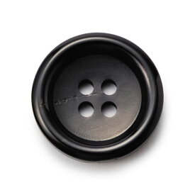 【メール便120円】水牛ボタンK-150(COLOR.5)黒23mm(T93992)老舗テーラー御用達スーツボタン専門店の高級ボタン