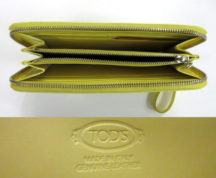 楽天市場】新品 トッズ ラウンドファスナー長財布 TOD