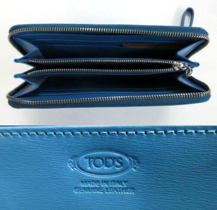 楽天市場】新品 トッズ ラウンドファスナー長財布 TOD