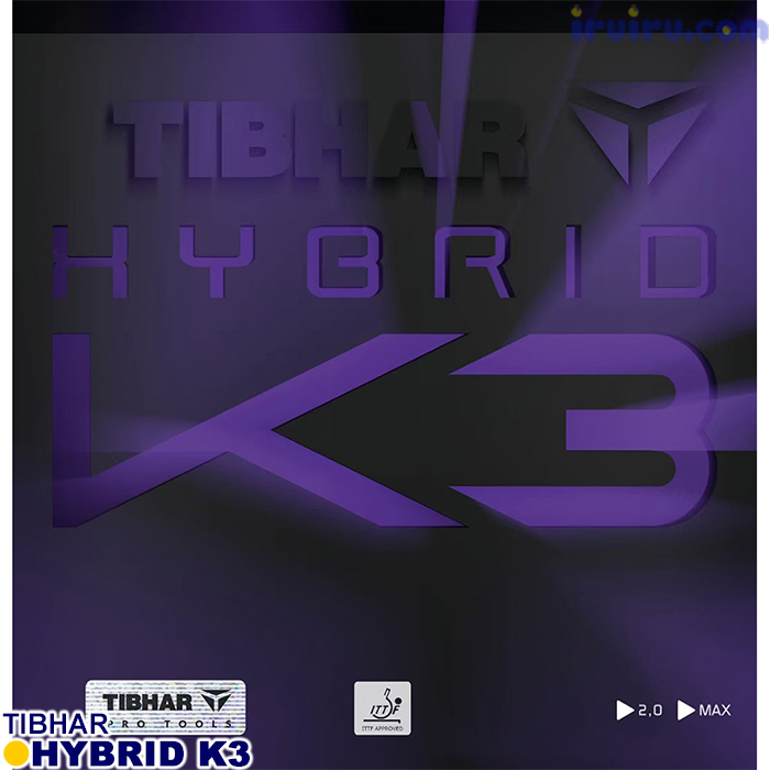 [送料無料] 卓球 ラバー TIBHAR(ティバー) ハイブリッド K3