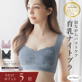 【本日終了P5倍×最大10％OFFクーポン】お得な福袋も♪2点で6,960円⇒5,980円福袋 美乳ナイトブラ ナイトブラ 夏 昼夜兼用 ブラジャー 授乳ブラ マタニティブラ 脇高 可愛い 大きいサイズ ノンワイヤー ラクシア 授乳 送料無料 イチオシ商品【tu-hacci】