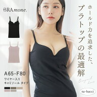 楽盛りブラトップ 《ブラモネ》 リニューアル 「2cup盛りtype」ブラトップ キャミソール カップ付き ブラ…