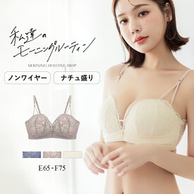 【最大25％OFFクーポン】《モーニングルーティンブラ》ミスティフルールブラブラ ブラジャー ノンワイヤー 補正 盛り 谷間 寄せ 谷間メイク モールドカップ レディース インナー 下着 大きいサイズ【ブラジャー単品】【tu-hacci】
