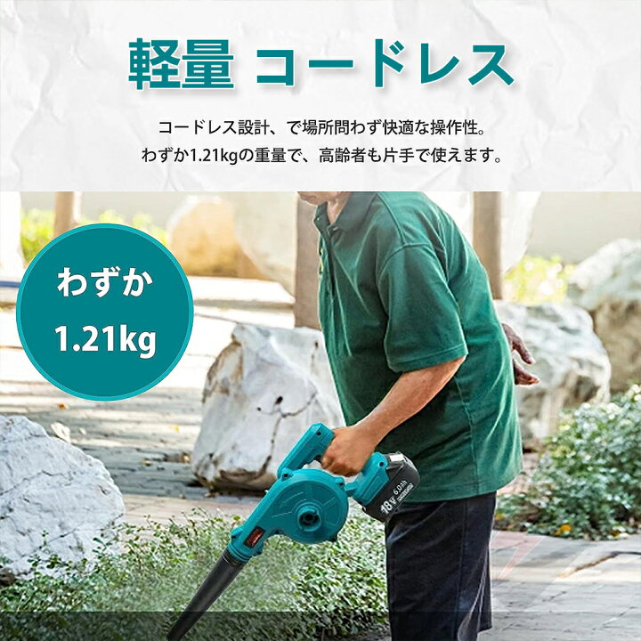 楽天市場】ブロワー 充電式 コードレスブロワー 洗車 ブロワ 21V 