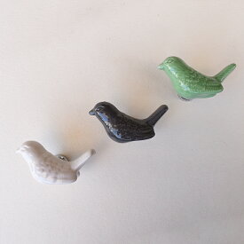 【1点】小鳥の陶器製ハンドル/引き出し/ドアノブ/取っ手/パーツ/クラフト/DIY/室内装飾