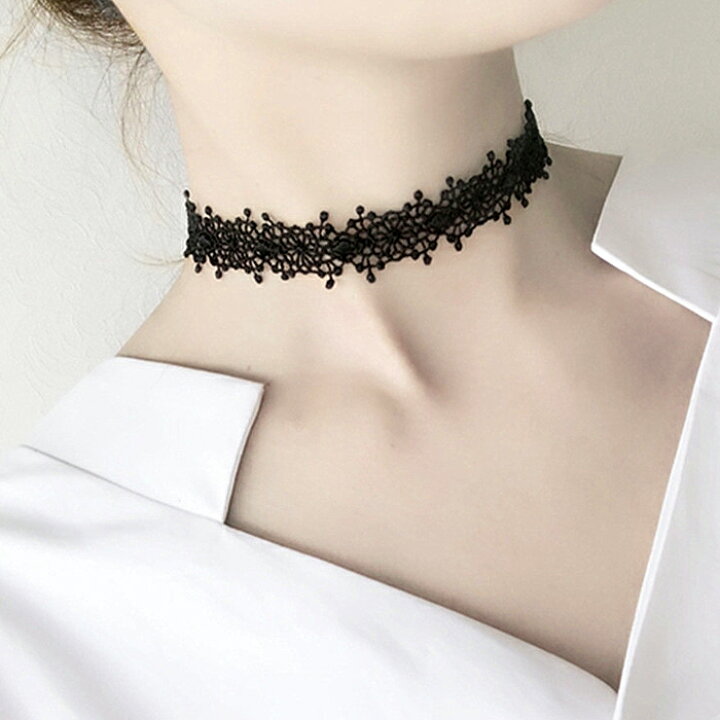 楽天市場】レースチョーカー/黒/ヴィクトリアン : つばきやCRAFTS 