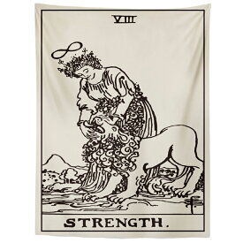 アルター・タロット・クロス(8_力_Strength)/タペストリー/布/カバー/スカーフ/舞台美術/占い/占術/魔女術/ウィッチクラフト