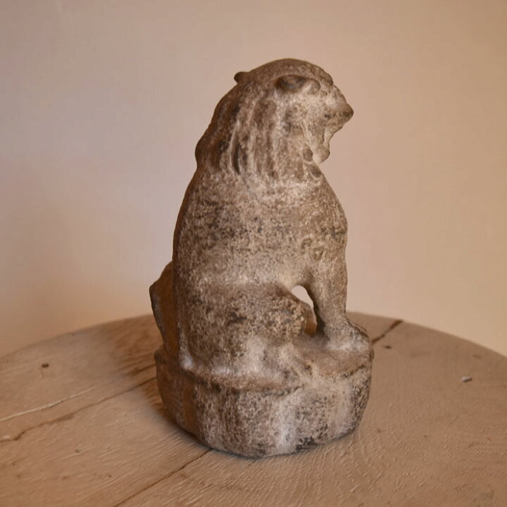 楽天市場】小唐獅子/青石/石彫/新作骨董/中国/アンティーク/庭石/狛犬  