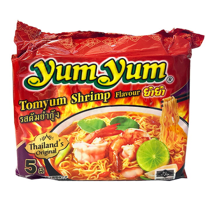 楽天市場】ヤムヤム・タイラーメン☆トムヤムシュリンプ味 70g×5袋 