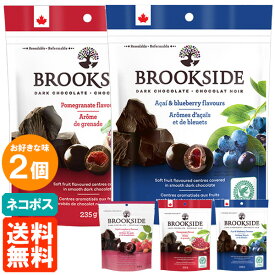 【2袋セット・送料無料】ブルックサイド ダークチョコレート 235g×2個 BROOKSIDE CHOCOLATE ネコポス