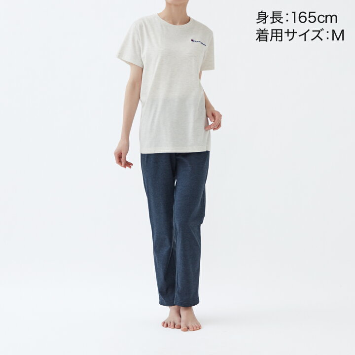 Champion（チャンピオン）の「セットアップ Champion/チャンピオン ルームウェア 綿100% 天竺 半袖半パンツ（ルームウェア/パジャマ）」  - WEAR [チャンピオン] ルームウェア 綿100% 半袖長パンツ天竺無地/カモフラ メンズ [チャンピオン] ルームウェア 綿100% 半袖長パンツ天竺無地/カモフラ メンズ