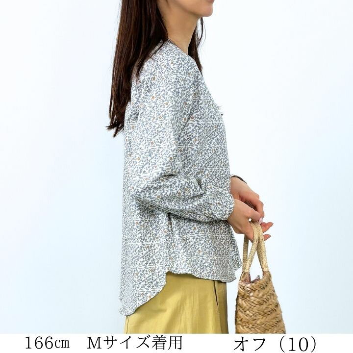 楽天市場】【ｽｰﾊﾟｰSALE30％OFF】 シャツ ブラウス レディース 長袖 花 