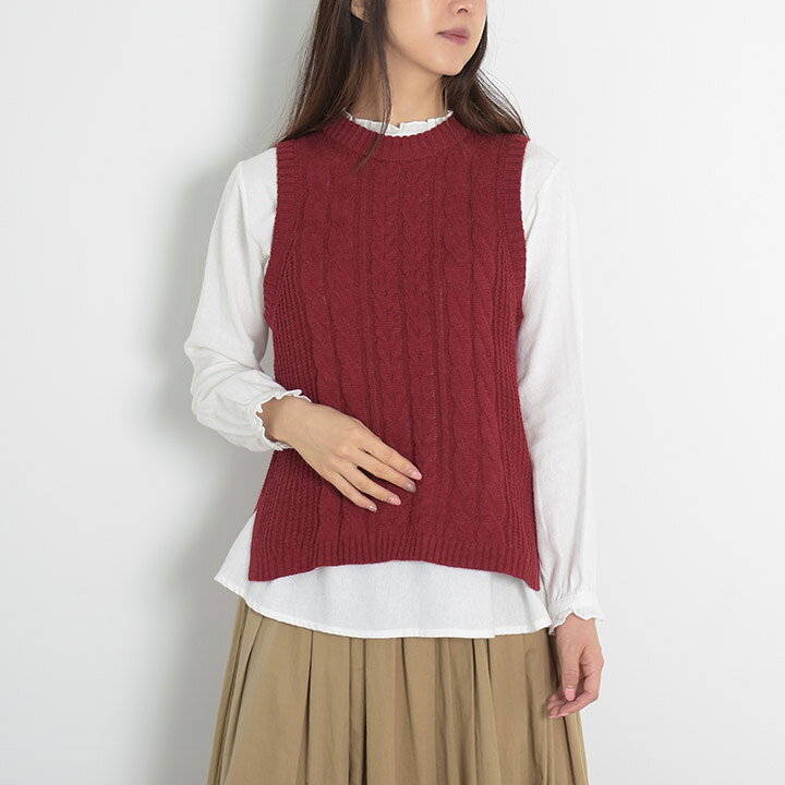 楽天市場】【20％OFFクーポン配布中】 ニットベスト ニット ベスト 