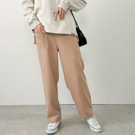 裏起毛パンツ 裏起毛 ストレートワイドパンツ レディース イージーパンツ ウエストゴム 暖か ノーザントラック ノースオブジェクト NORTHERN TRUCK 大きいサイズ ツイル ゆったり 大人 可愛い ナチュラル カジュアル 服 [M便 不可]