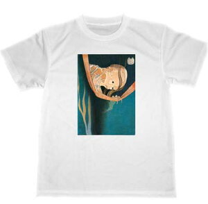 葛飾北斎 ドライ Tシャツ 名画 絵画 浮世絵 アート グッズ HOKUSAI UKIYOE 百物語 こはだ小平二