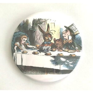 svc̍̃AX ~[  AX̂ A Mad Tea-Party mirror W ejG ObY@CXg@John Tenniel@illustration