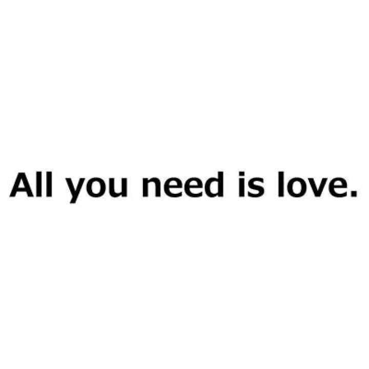 楽天市場 All You Need Is Love ドライ ｔシャツ 名言 愛 平和 ピース Tuge9999 楽天市場店