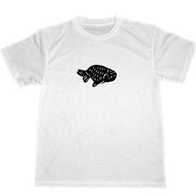 らんちゅう　切り絵　ドライ　Tシャツ　金魚　グッズ