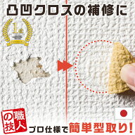 【送料無料】職人の技　型取りができるクロスの補修セット