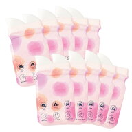 【送料無料】携帯用ミニトイレ ピンク 10個組