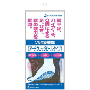【送料無料】ソルボ 疲労対策 アーチウェッジヒールタイプ S (22.0〜24.0cm) ベージュ 61089