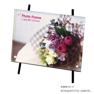 【送料無料】ナカバヤシ アクリルスタンドフレーム L判 1段 フ-ACT-101-L