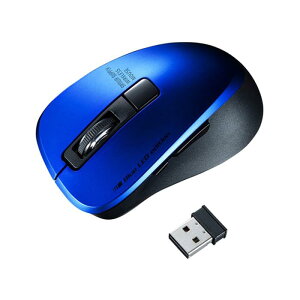 �y���������z �É����C�����X�u���[LED�}�E�X�i5�{�^���E�u���[�j MA-WBL153BL