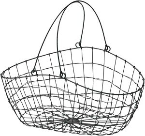 【送料無料】山下工芸(Yamashita kogei) ワイヤーバスケット(W36.5)(黒) 33840000
