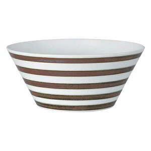 【送料無料】西海陶器 エッセンス es bowl ボーダー BN(L) 19615